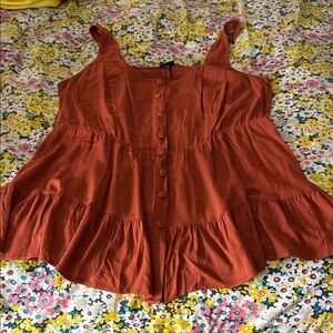 Torrid Terracotta Sleeveless Blouse